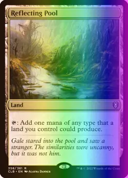 Reflecting Pool (358/1080) Commander Legends Battle for Baldur's Gate LP FOIL - Image 1