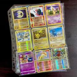 Pokemon Collection Mixed 🔥 Lot of Cards w/ Binder Pages - Image 1