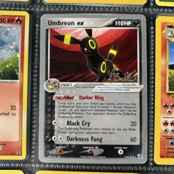 Pokemon Collection Mixed 🔥 Lot of Cards w/ Binder Pages Umbreon EX - Image 5