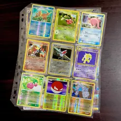 Pokemon Collection Mixed 🔥 Lot of Cards w/ Binder Pages - Image 1