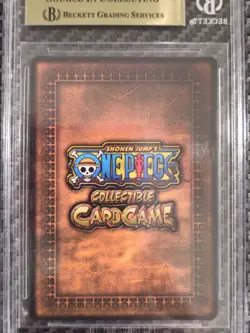2005 One Piece CCG The Quest Begins GUM GUM PINWHEEL Gold Rare BGS 9.5 - Image 2