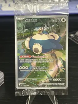 Snorlax 051 Sv: Scarlet & Violet Promo Cards Holo SEALED - Image 1