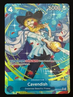 Cavendish (OP10-045) (Parallel) - Royal Blood (OP10) - One Piece Card Game - Image 3