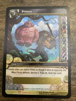 World of Warcraft TCG Pinata Unused Loot Card (Ogre Pinata) - Image 1