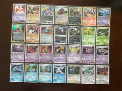 Pokemon Card Lot Of 28 Mid Era Holo & Reverse Holo From Mint To Heavy Play - Image 1