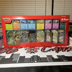 Pokemon TCG Scarlet & Violet Prismatic Evolutions Mini Tins Sealed + 8-Card Lot - Image 1