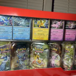 Pokemon TCG Scarlet & Violet Prismatic Evolutions Mini Tins Sealed + 8-Card Lot - Image 3