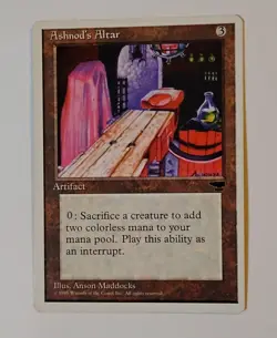 Ashnod's Alter Regular Magic The Gathering Card MTG TCG CCG 1995 CHR - Image 1