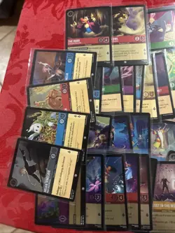 FOIL Lorcana Lot 50+ Cards (FB, IL, SS, AI, ROJ, Fabled)) - All in Photos FOIL - Image 4