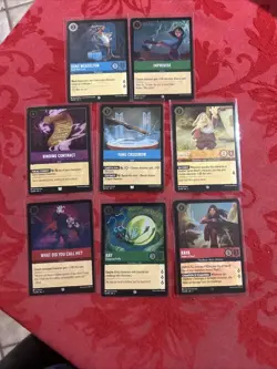 FOIL Lorcana Lot 50+ Cards (FB, IL, SS, AI, ROJ, Fabled)) - All in Photos FOIL - Image 5