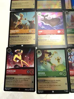 Disney Lorcana Fabled Cold Foil 19 Card Lot - Image 3