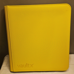 Vault X 12 XL Pocket Trading Card Binder 624 Cards Exo-Tec Zip Album YELLOW - Image 2