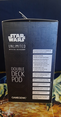 Star Wars Unlimited Trading Card Game Double Deck Pod - Black - Image 3