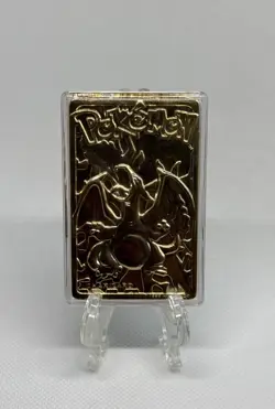 Charizard #06 Limited Edition 23k Gold Plated Pokemon Card w/ COA Burger King - Image 4