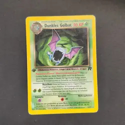 Pokemon TCG Karte - Dunkles Golbat 1. Edition Deutsch 24/82 Team Rocket - Image 2