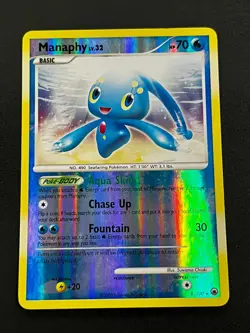 Manaphy 8/100 - Majestic Dawn Reverse Holo Rare Pokemon TCG Card LP - Image 1