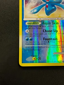 Manaphy 8/100 - Majestic Dawn Reverse Holo Rare Pokemon TCG Card LP - Image 2