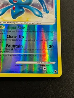 Manaphy 8/100 - Majestic Dawn Reverse Holo Rare Pokemon TCG Card LP - Image 3