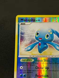 Manaphy 8/100 - Majestic Dawn Reverse Holo Rare Pokemon TCG Card LP - Image 5
