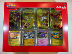 Pokemon 4 Mini Tins + 4 Promo Cards Bundle - 151 Sams Club Exclusive - Image 1