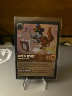 Mickey Mouse - Leader of the Band 34 Disney Lorcana Promo Cards Cold Foil - Image 1