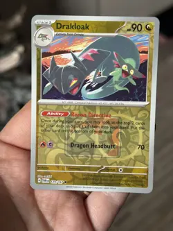 Pokemon TCG | Drakloak 129/167 Reverse Holo Play! League Promo Stamped Card - Image 1