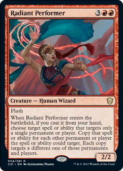 Radiant Performer Strixhaven Commander NM Red Rare MAGIC GATHERING CARD ABUGames - Image 1