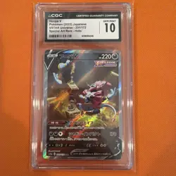 CGC 10 Pristine Hoopa V 231/172 SAR VSTAR Universe s12a Pokemon Card - Image 1
