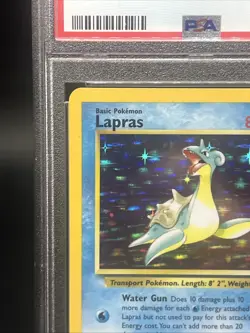 PSA 7 Near Mint - Lapras 10/62 (Fossil) Holo Rare Pokemon Card 👀 Pokemon WOTC - Image 3