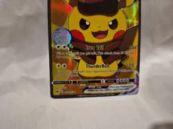 Pokemon Inspired Pikachu Cosplay Detective Holo Fan Art Card - Image 3