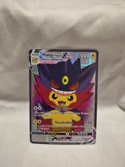 Pokemon Inspired Pikachu MGenga Cosplay Holo Fan Art Card - Image 1