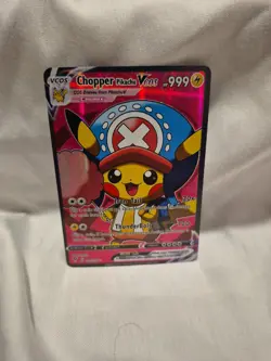 Pokemon Pikachu Holo Card Chopper Cosplay Art - Image 1