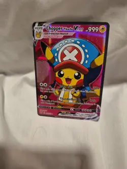 Pokemon Pikachu Holo Card Chopper Cosplay Art - Image 5