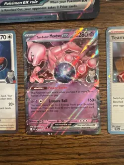 Team Rocket's Mewtwo ex Box Promo Cards - Image 2