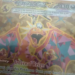 Pokemon TCG Charizard EX Full Art Secret Rare Card Sir Obsidian Flames 228/197 - Image 2