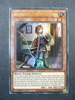 Adamancipator Researcher MP21 Ultra Rare - 1st ed Yugioh Card #2X3 - Image 1