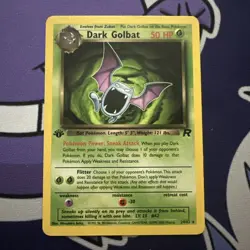 Dark Golbat 24/82 1st Edition Non Holo - Team Rocket 1st Edition Pokemon Card - Image 1