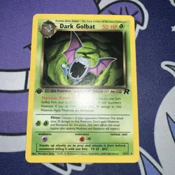 Dark Golbat 24/82 1st Edition Non Holo - Team Rocket 1st Edition Pokemon Card - Image 2