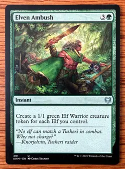 MTG Elven Ambush - Kaldheim, English - Image 1