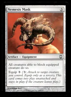 Nemesis Mask LP Light Play Darksteel MTG [5576] - Image 1