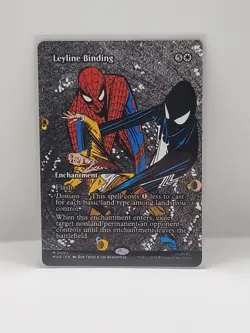 MTG Marvel's Spider-Man Leyline Binding Marvel Eternal-Legal Non Foil NM - Image 1