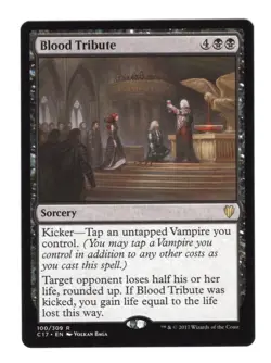 Blood Tribute Magic: Commander 2017 C17 #100 English Regular NM - Image 1