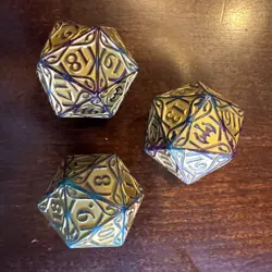 MTG d20 spindown dice oversized Kaldheim Lot Of 3 - Image 1