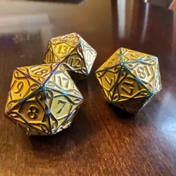 MTG d20 spindown dice oversized Kaldheim Lot Of 3 - Image 2