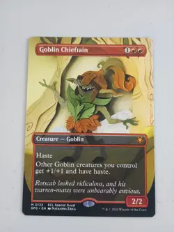 MTG Goblin Chieftain SHOWCASE - x1 - NM - Lorwyn Eclipsed EC Special Guest - Image 1
