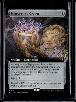 Mirrormind Crown (Extended Art) - 381 - ECL - NM - MTG Magic the Gathering - Image 1