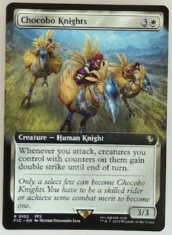 MTG: Chocobo Knights (Extended Art) Commander: Final Fantasy Regular NM - Image 1