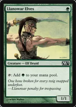 4x Llanowar Elves NM-Mint, English Magic 2012 MTG Magic - Image 1