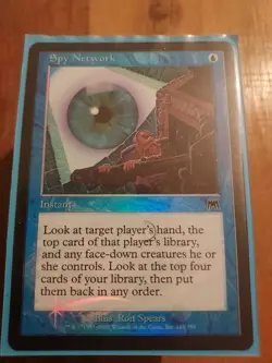 MTG Magic the Gathering Spy Network (115/350) Onslaught LP FOIL - Image 1