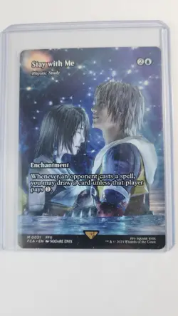 Stay with Me - Rhystic Study (Showcase) Final Fantasy: Through the Ages FCA NM - Image 1